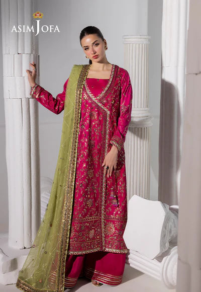 AJIZL-06 EMBROIDERED RAW SILK