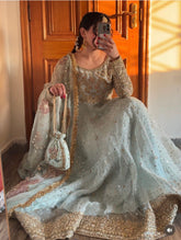 Organza Embellished Peshwas