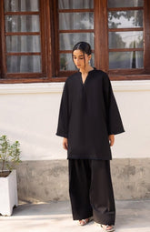 Classic Black 2-Piece Lawn Shalwar Kameez