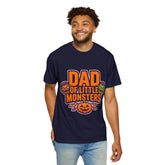 Dad of Little Monsters T-Shirt — Halloween Dad Tee with Pumpkin & Monster Faces