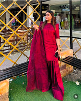 Farshi Shalwar Basic Puff Sleeves