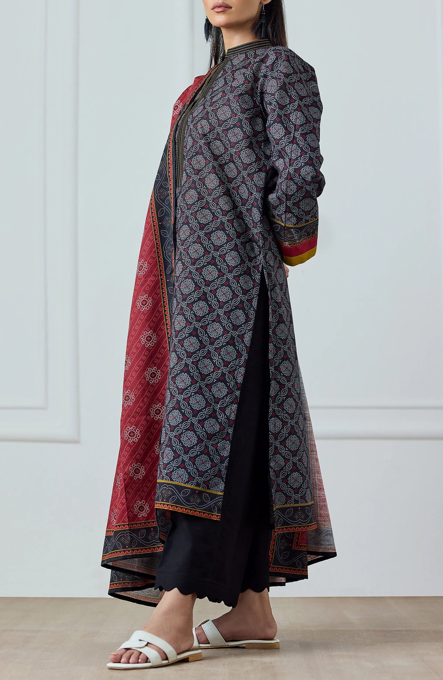 3 PIECE | PRINTED KHADDAR | OTL-25-42