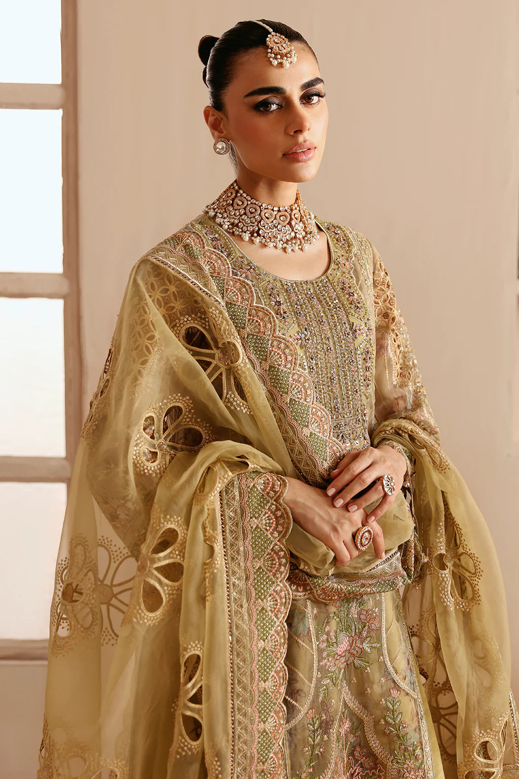 Ramsha E-205 Raw Silk Lined Suit