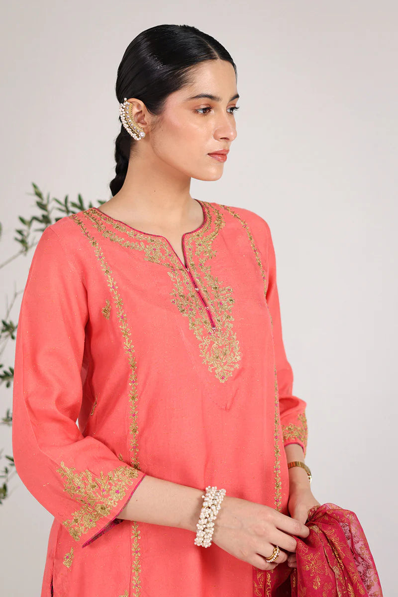 HUES OF RED ZAREEN 3 PIECE