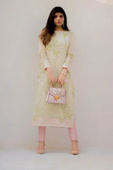 MSP-002-Aafreen | Mint Green With Pink Dupatta