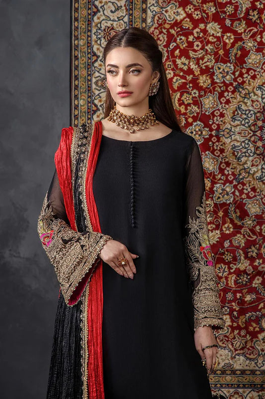 P-300 - Black Farshi Salwar Kameez
