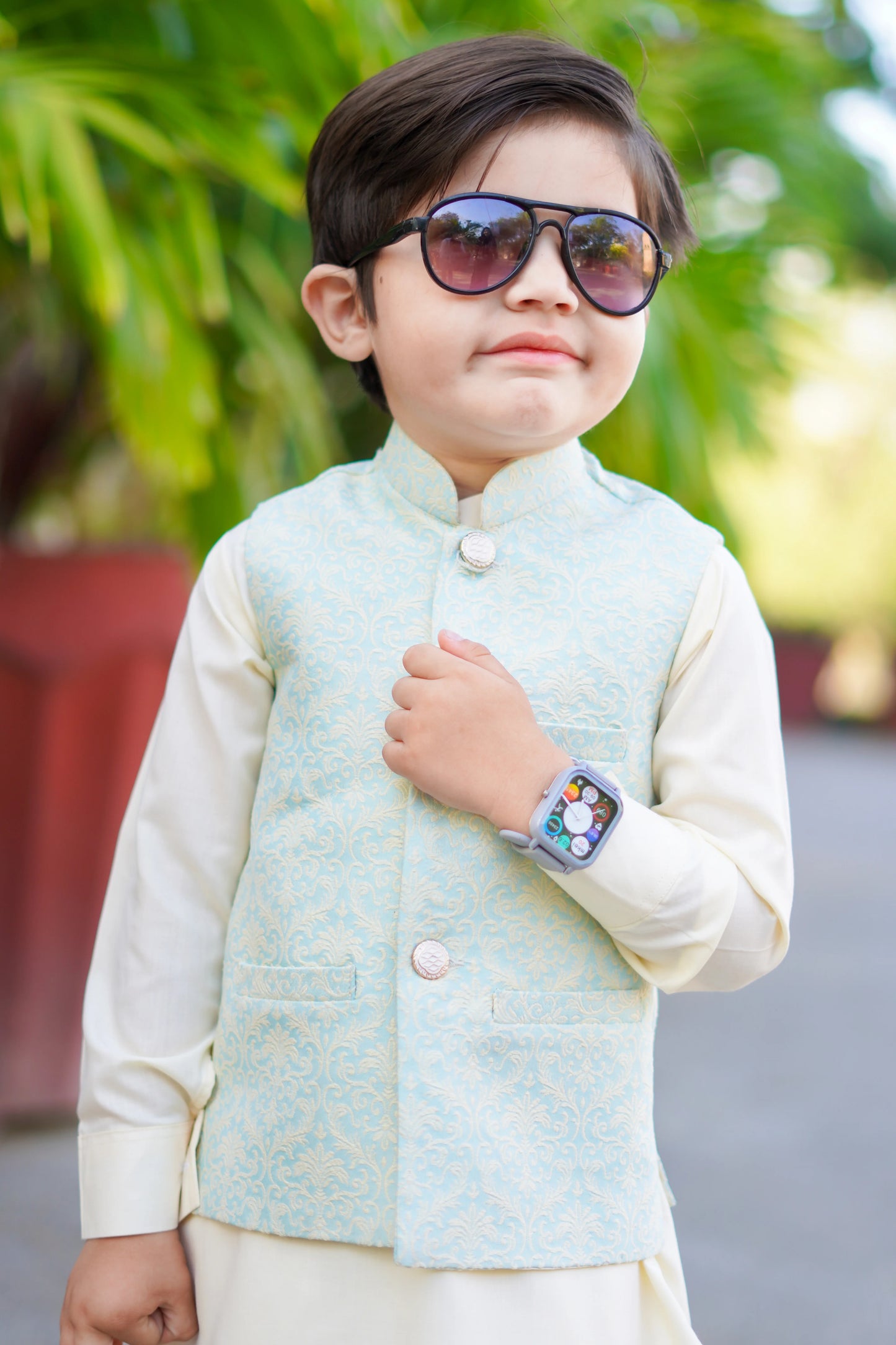 Sea Green Waistcoat Suit EW20