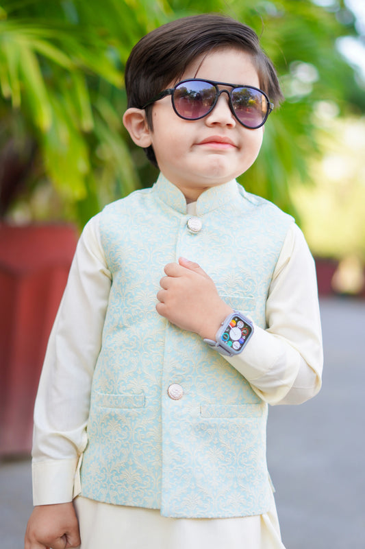 Sea Green Waistcoat Suit EW20