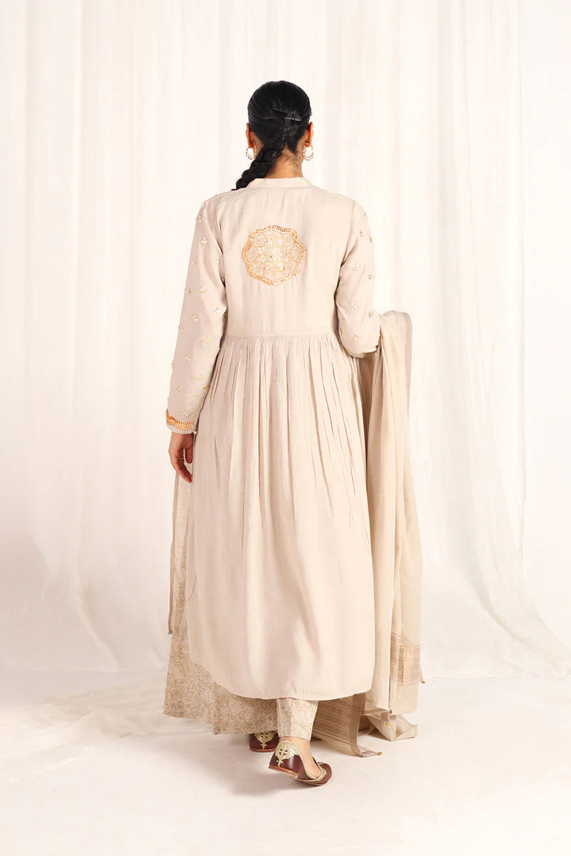 ZAREEN GOTA GRACE SUIT - Beige