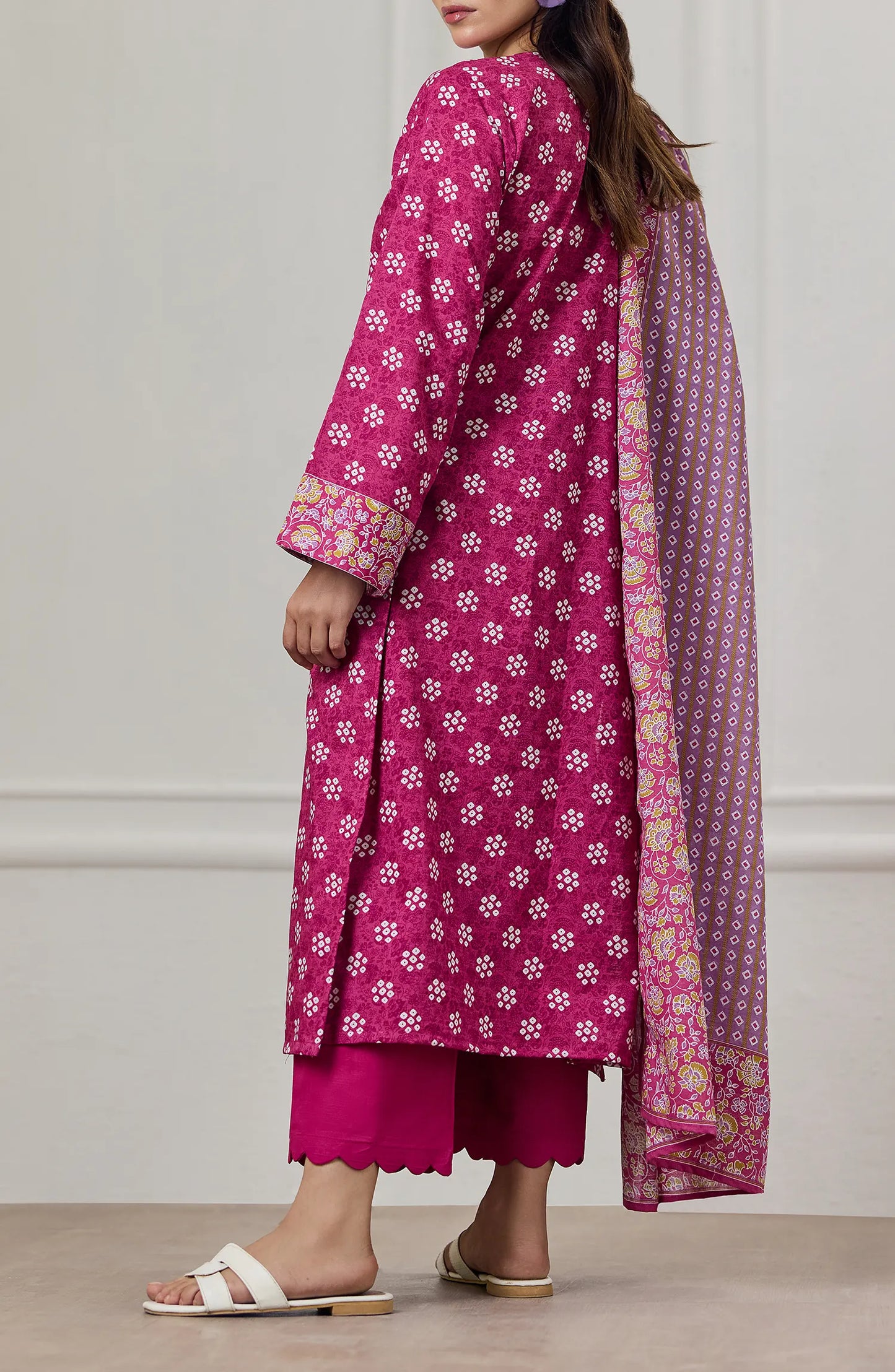 3 PIECE | PRINTED KHADDAR | OTL-25-445