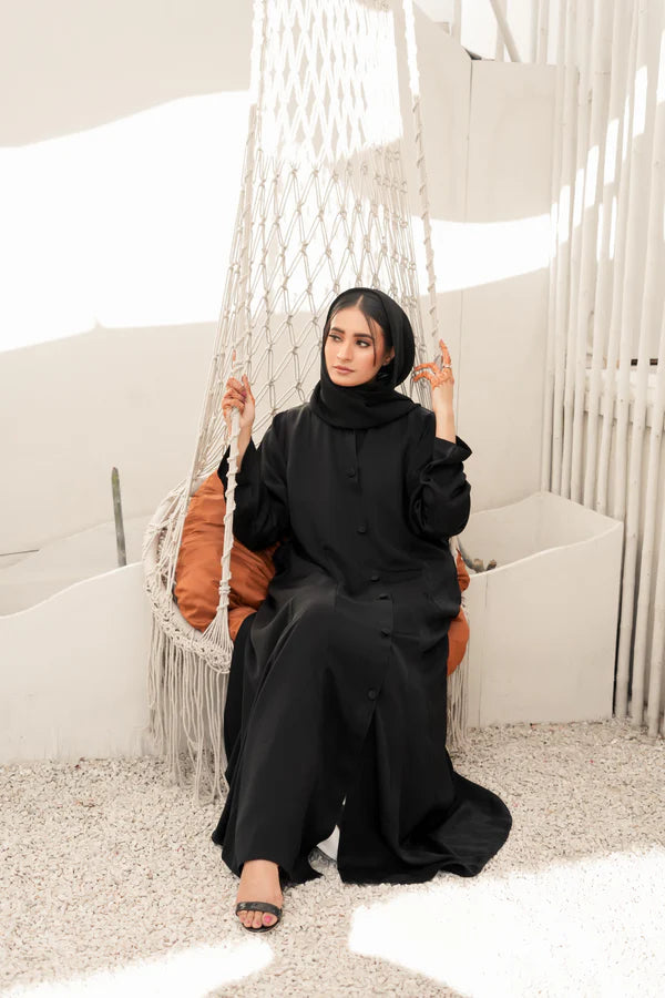 Panel Abaya Black