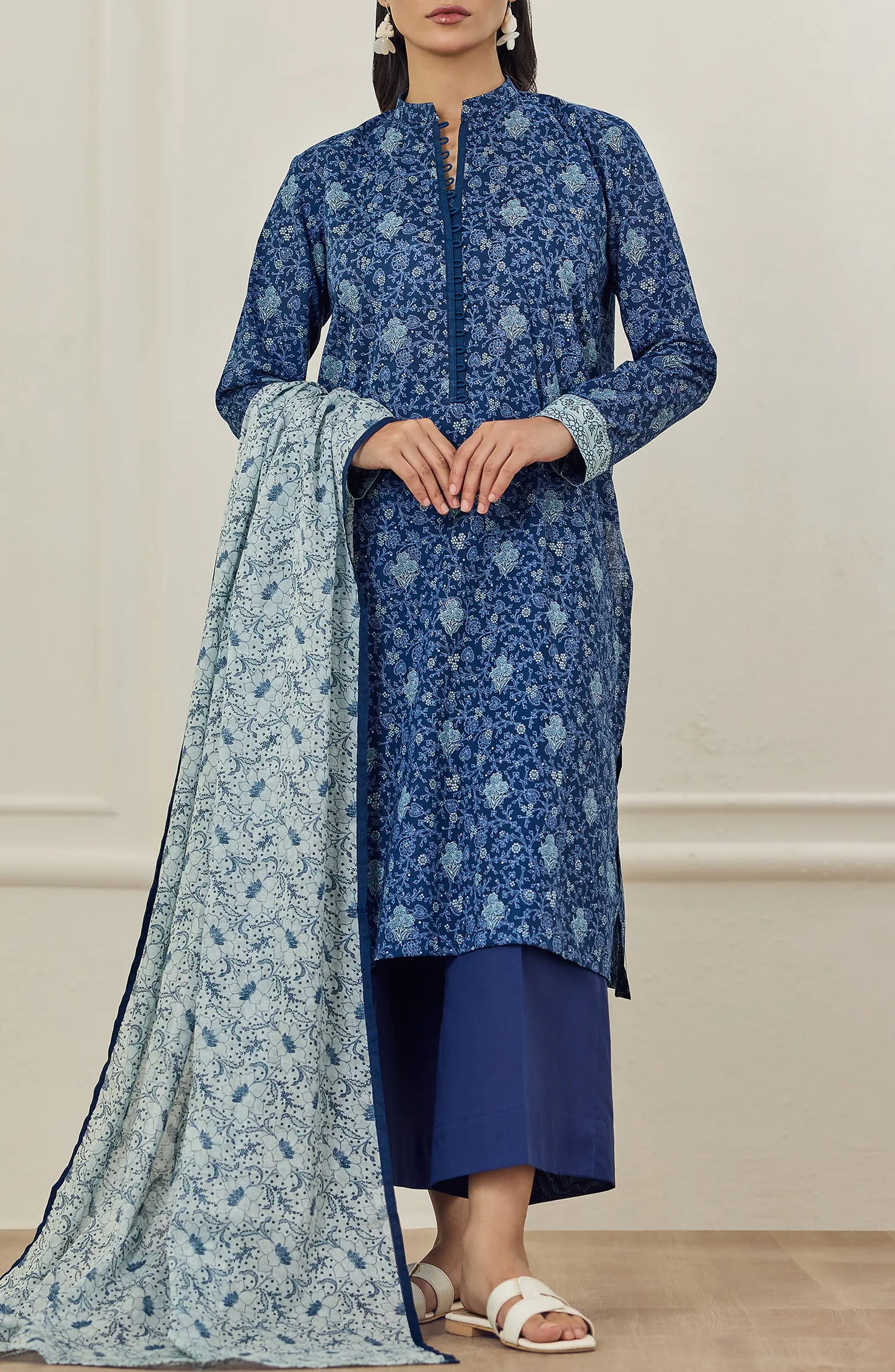 3 PIECE | PRINTED LAWN | OTL-25-509