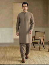 Dobby Suit Brown