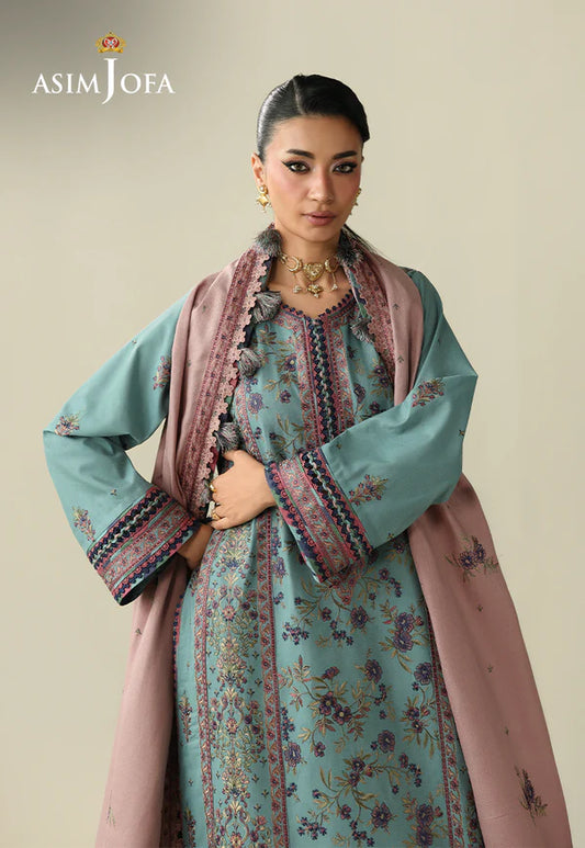 AJULK-03 Embroidered Rod stitched 3 Pcs
