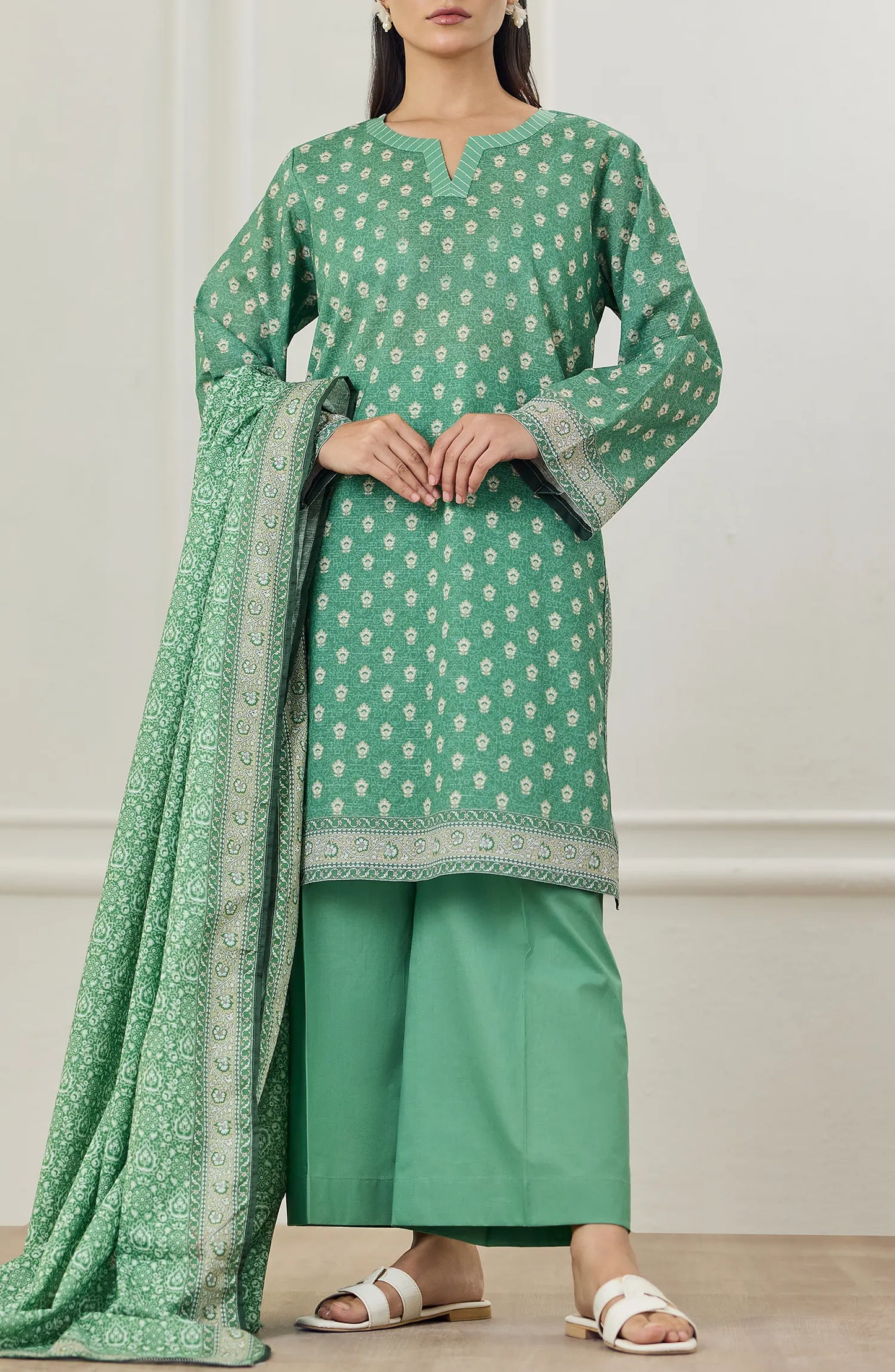 3 PIECE | PRINTED TEXTURE LAWN | OTL-25-462