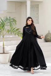 NF-6815 Black Chiken Frock