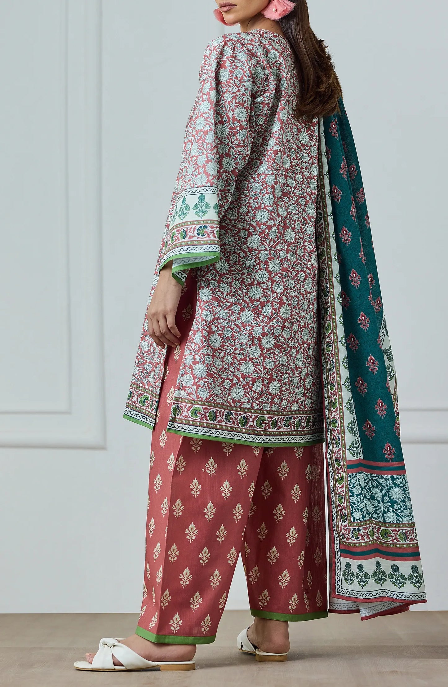 3 PIECE | PRINTED KHADDAR | OTL-25-432