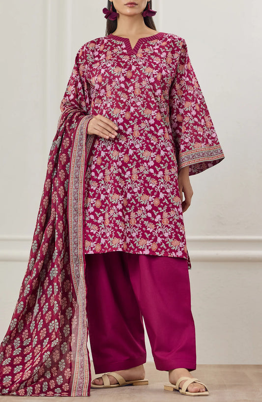 3 PIECE | PRINTED LAWN | OTL-25-504