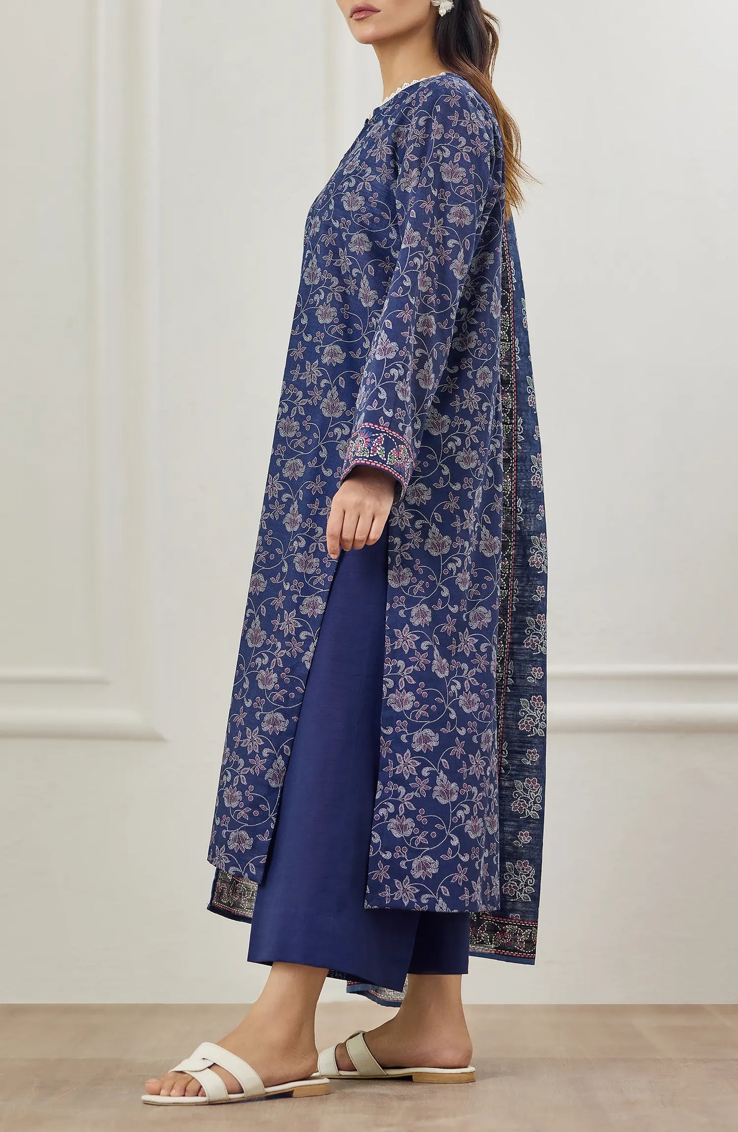 3 PIECE | PRINTED KHADDAR | OTL-25-434