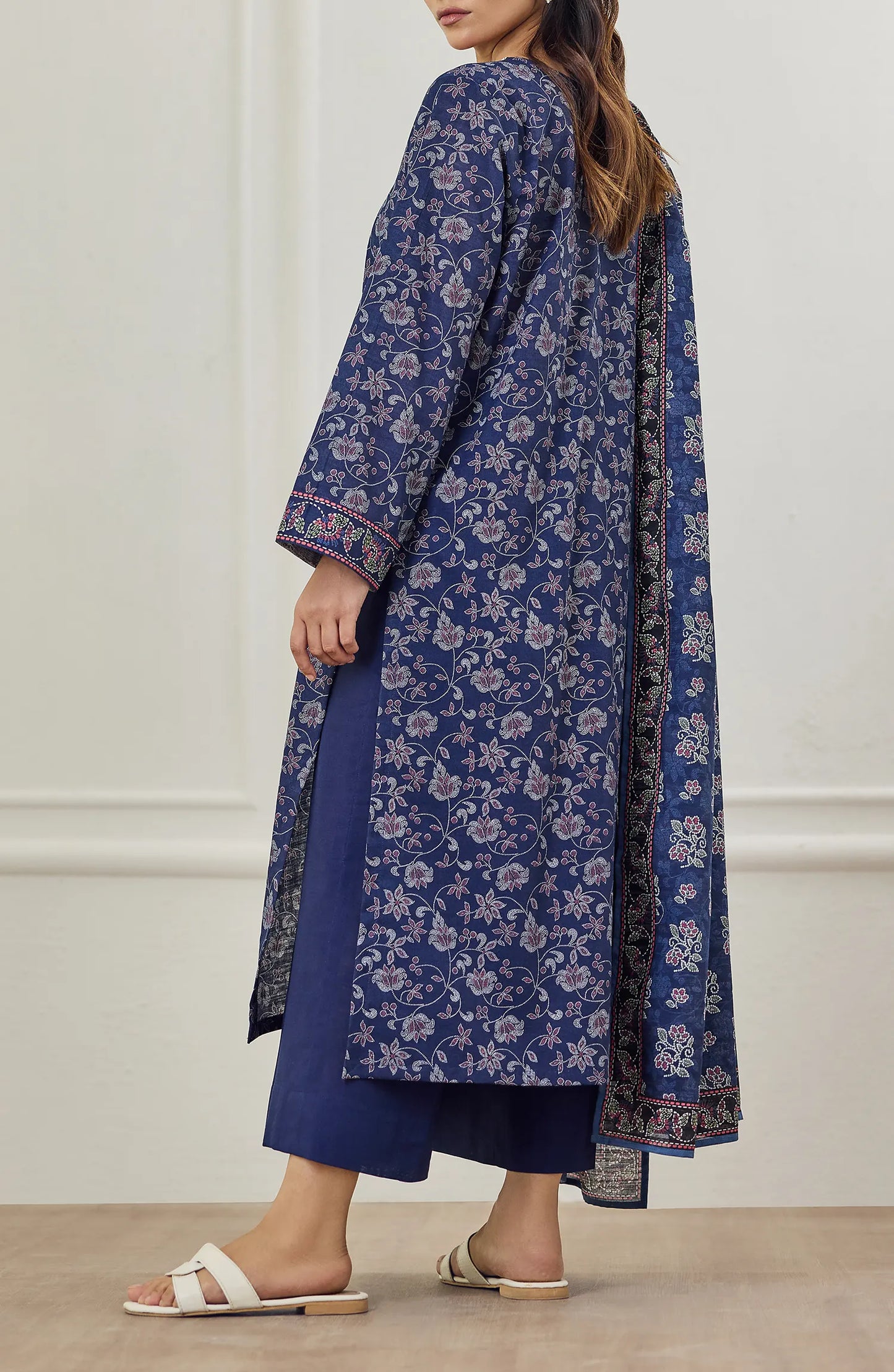 3 PIECE | PRINTED KHADDAR | OTL-25-434