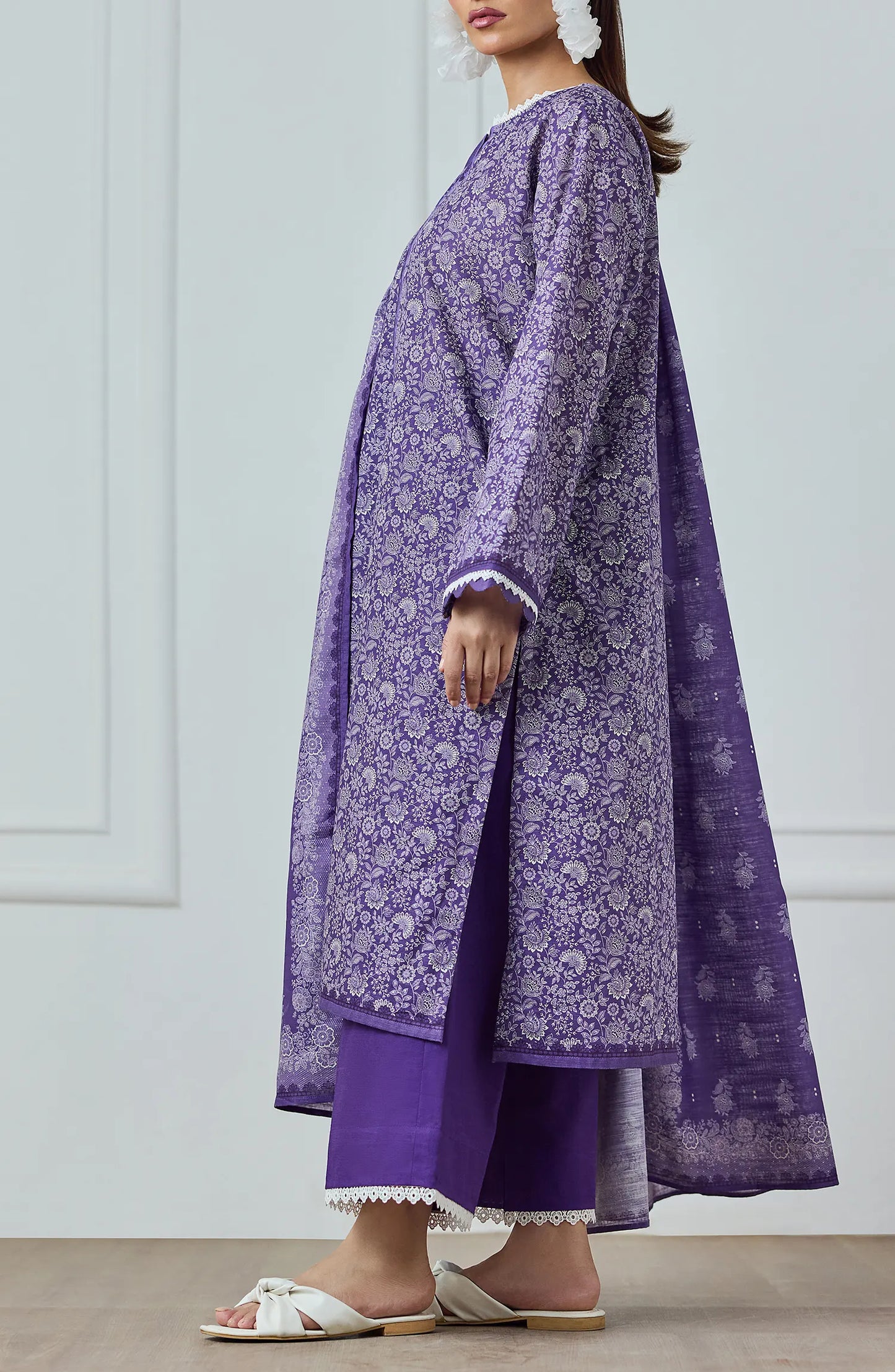 3 PIECE | PRINTED KHADDAR | OTL-25-423