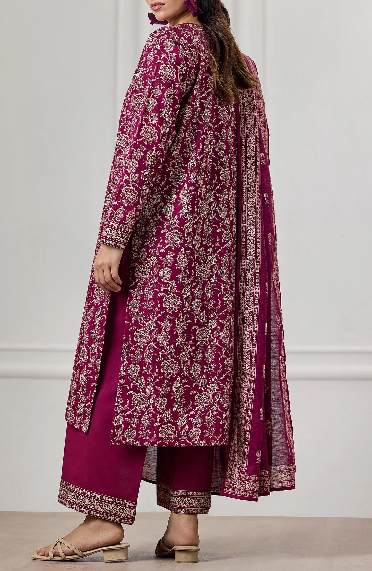 3 PIECE | PRINTED KHADDAR | OTL-25-436