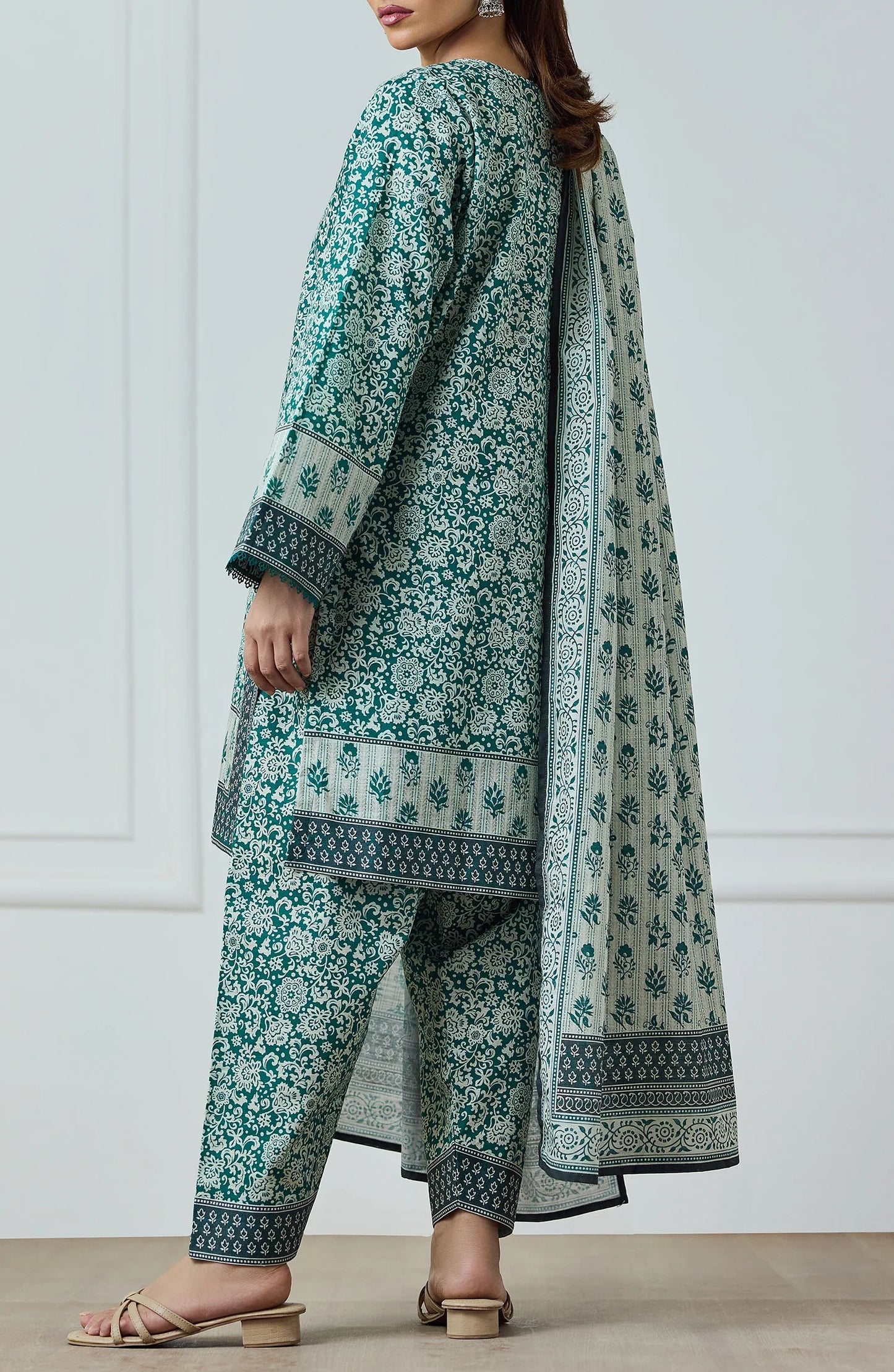 3 PIECE | PRINTED KHADDAR | OTL-25-425