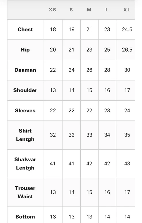 Farshi Shalwar Basic