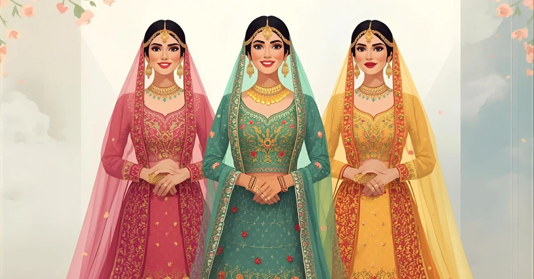 Pakistani Wedding Dresses Guide: Lehenga, Sharara & Maxi
