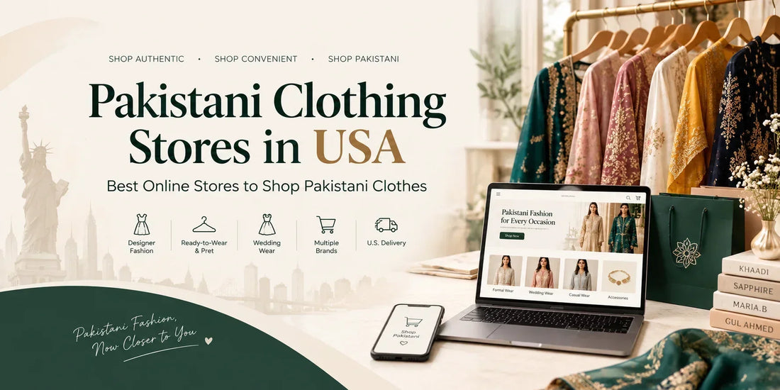 Pakistani Clothing Stores in USA: Best Online Stores to Shop Pakistani Clothes
