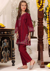 Full View of Bella Girls Trouser Kurti Outfit - Available in USA
