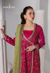 AJIZL-06 EMBROIDERED RAW SILK