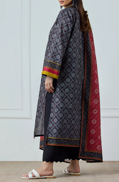 3 PIECE | PRINTED KHADDAR | OTL-25-42