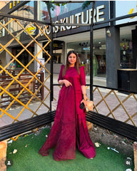 Farshi Shalwar Basic Puff Sleeves