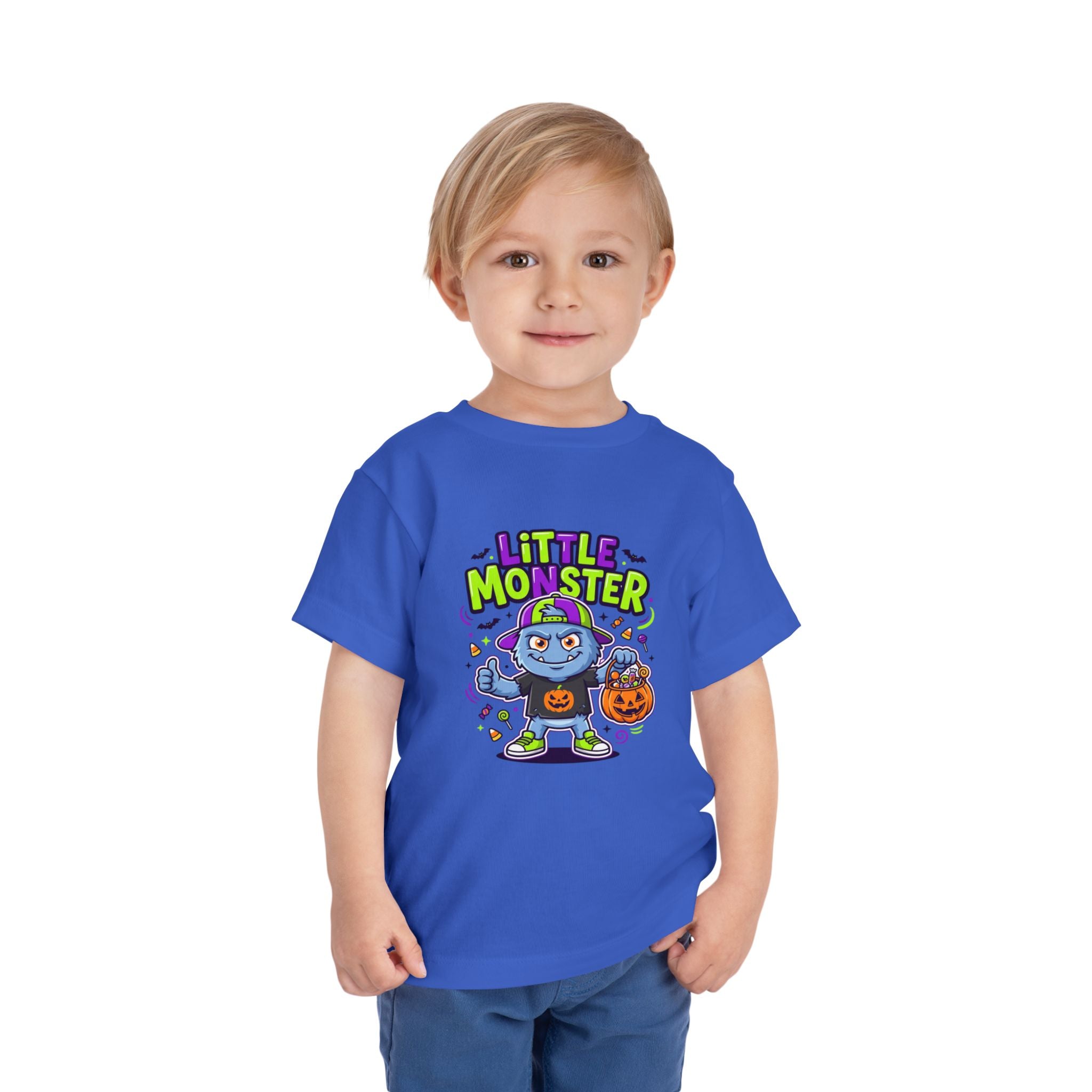 Toddler Tee — 'Little Monster' Halloween Trick-or-Treat Shirt