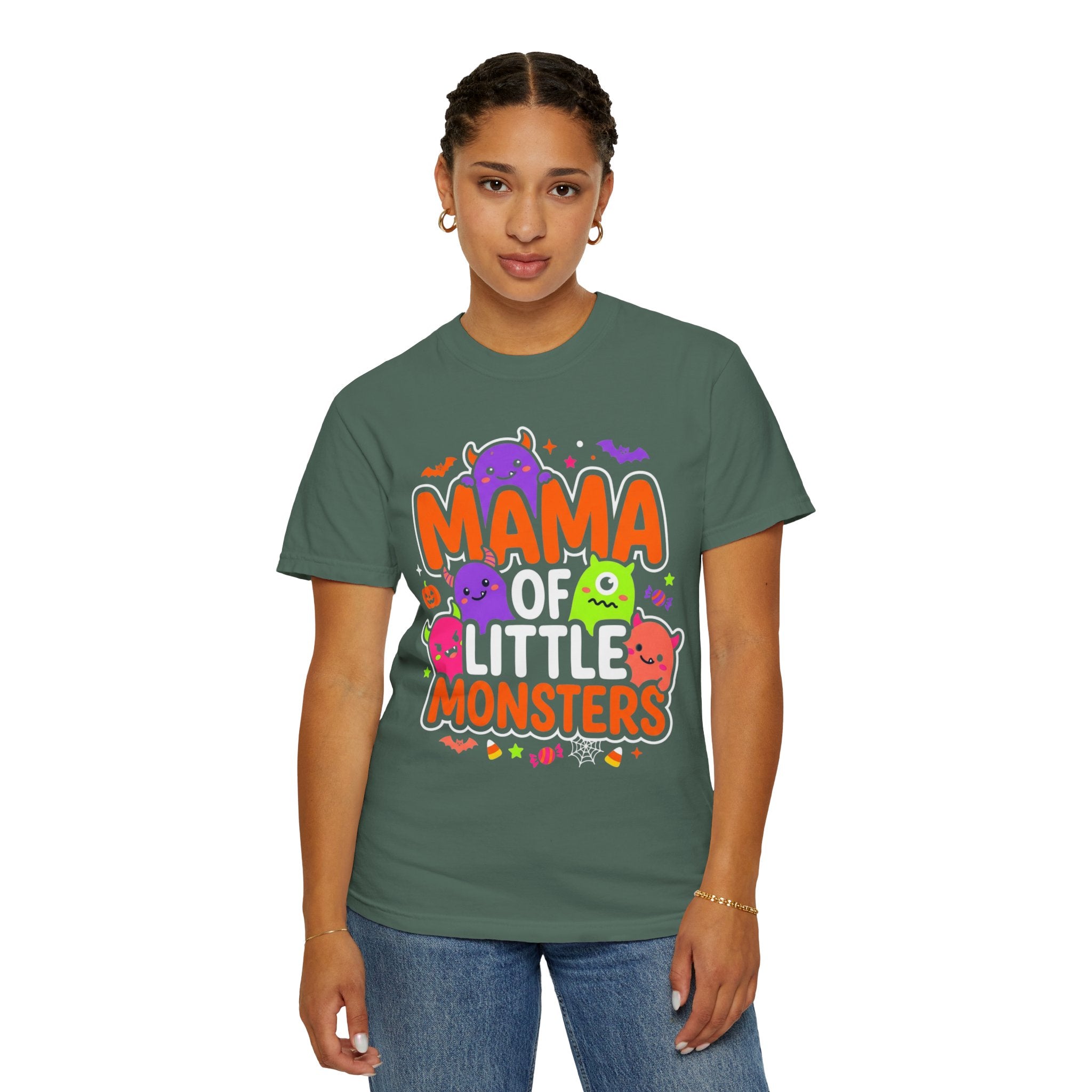 Mama of Little Monsters T-Shirt — Halloween Mom Graphic Tee