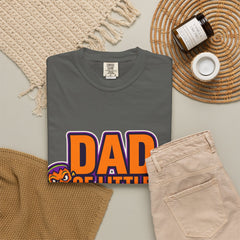 Dad of Little Monsters T-Shirt — Halloween Dad Tee with Pumpkin & Monster Faces