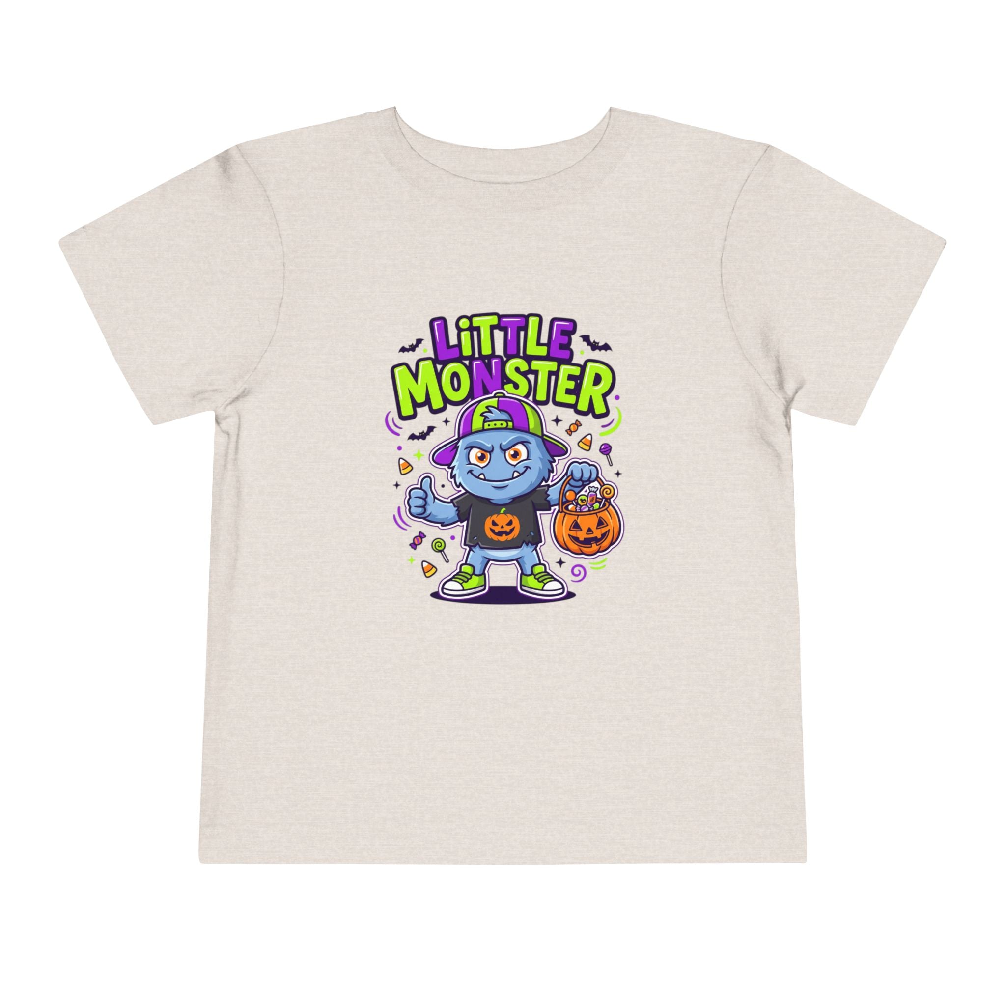 Toddler Tee — 'Little Monster' Halloween Trick-or-Treat Shirt