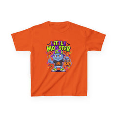 Youth - Kids Tee — 'Little Monster' Halloween Cartoon Shirt