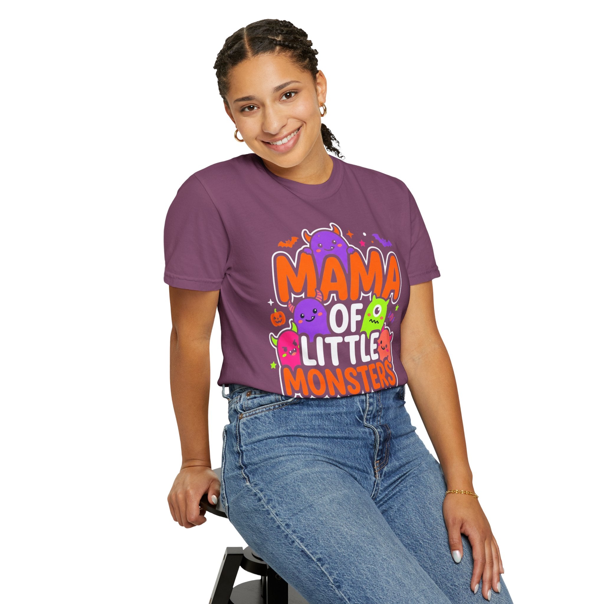 Mama of Little Monsters T-Shirt — Halloween Mom Graphic Tee