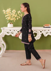 3 Piece Khaddar Embroidered Black Suit