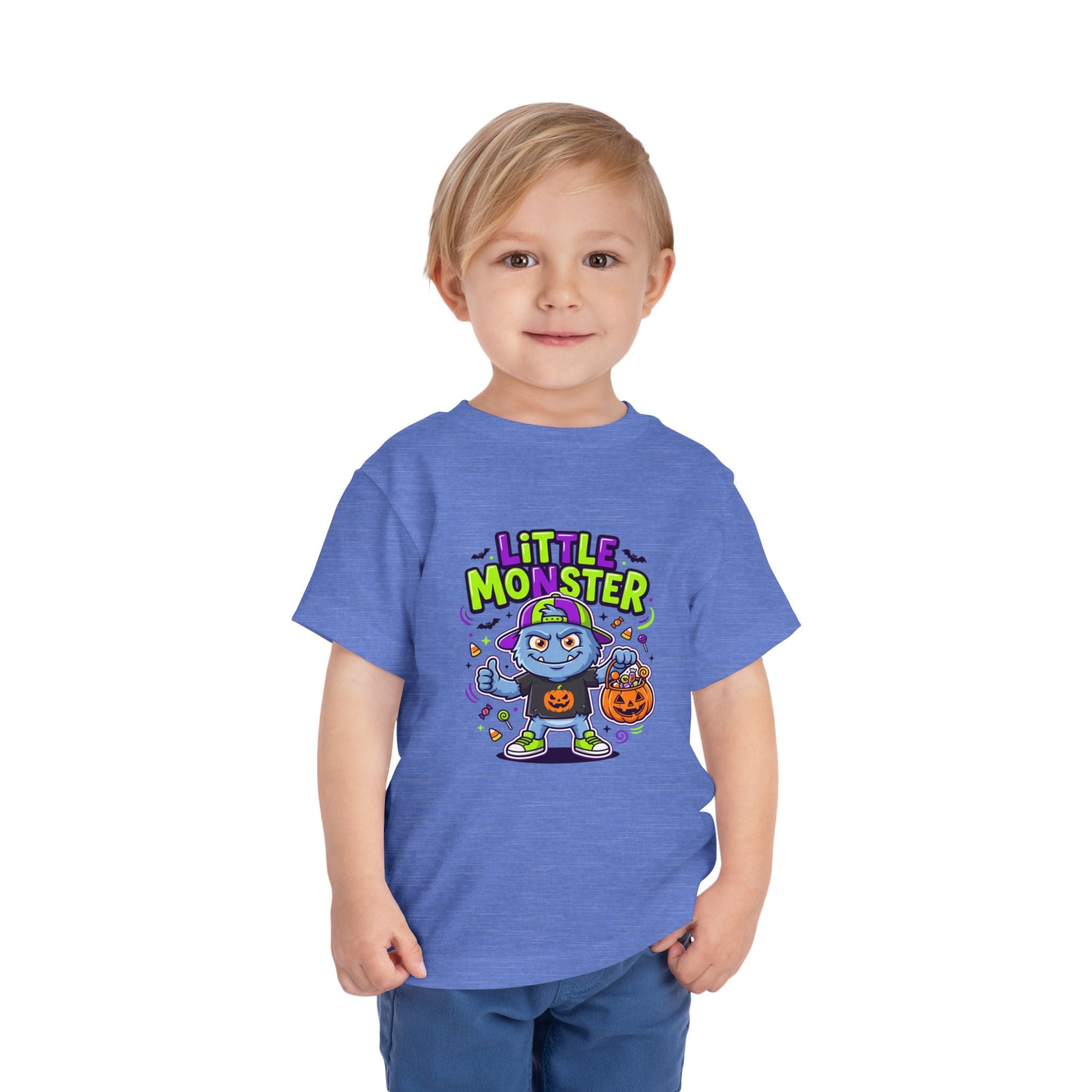 Toddler Tee — 'Little Monster' Halloween Trick-or-Treat Shirt