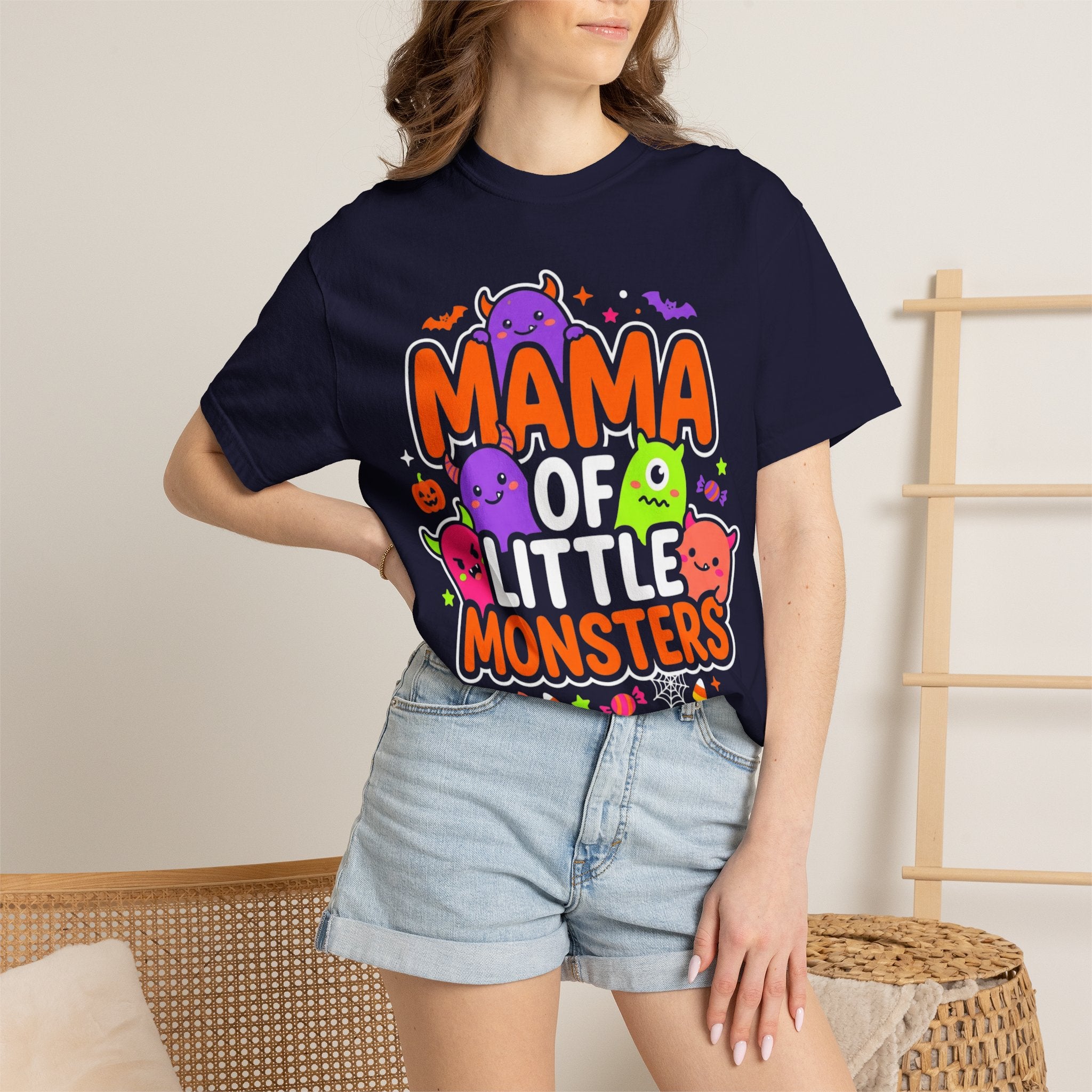 Mama of Little Monsters T-Shirt — Halloween Mom Graphic Tee