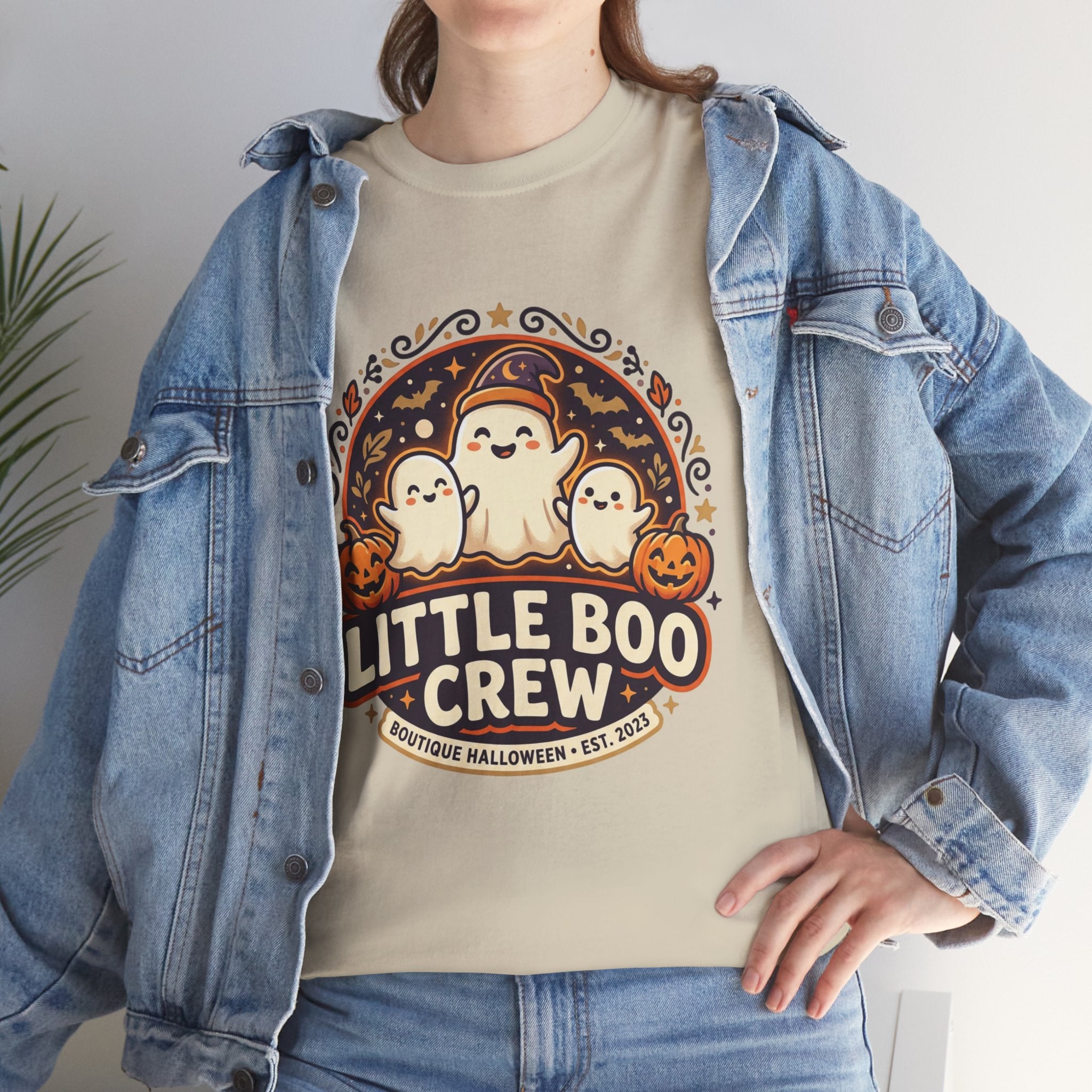 Halloween 'Little Boo Crew' Kids Tee — Cute Ghosts & Pumpkins Fall Shirt