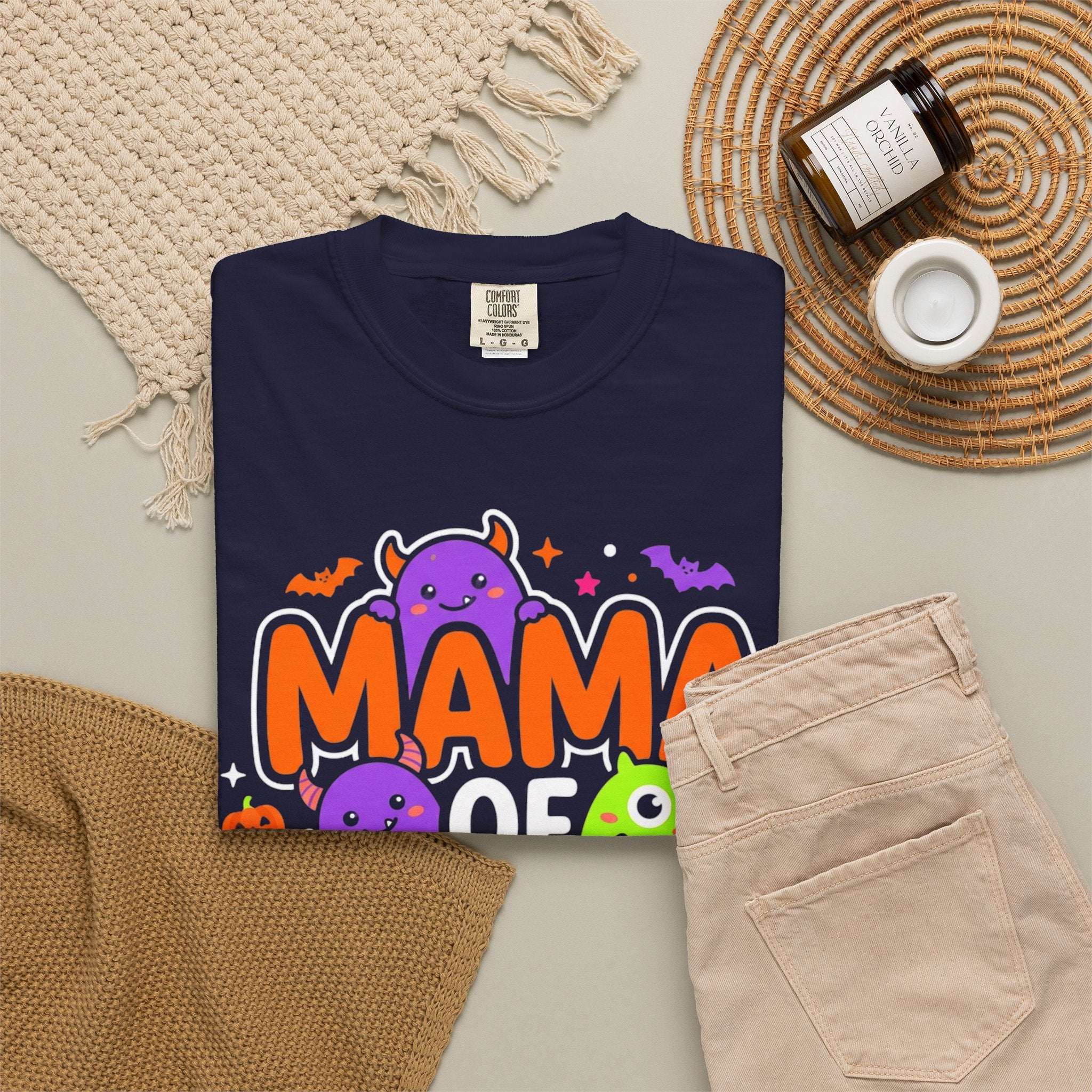 Mama of Little Monsters T-Shirt — Halloween Mom Graphic Tee
