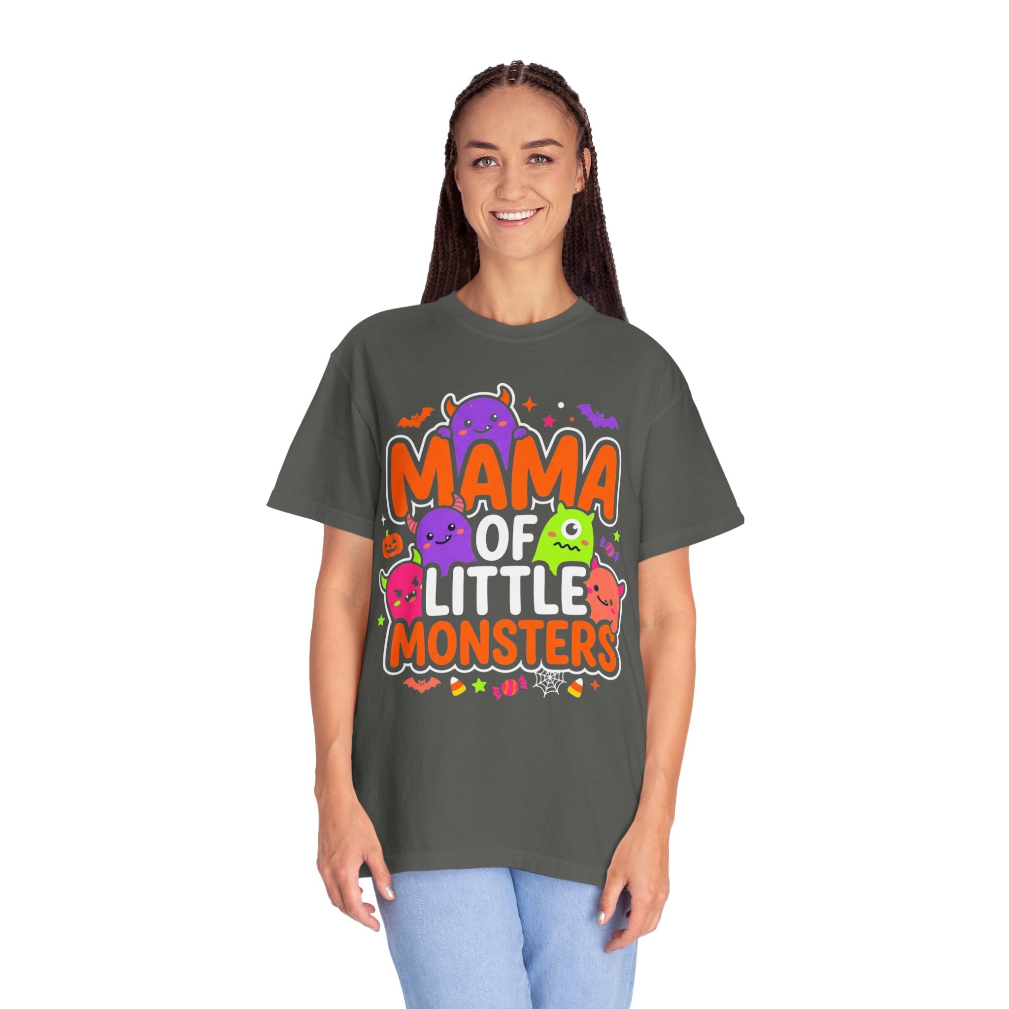Mama of Little Monsters T-Shirt — Halloween Mom Graphic Tee