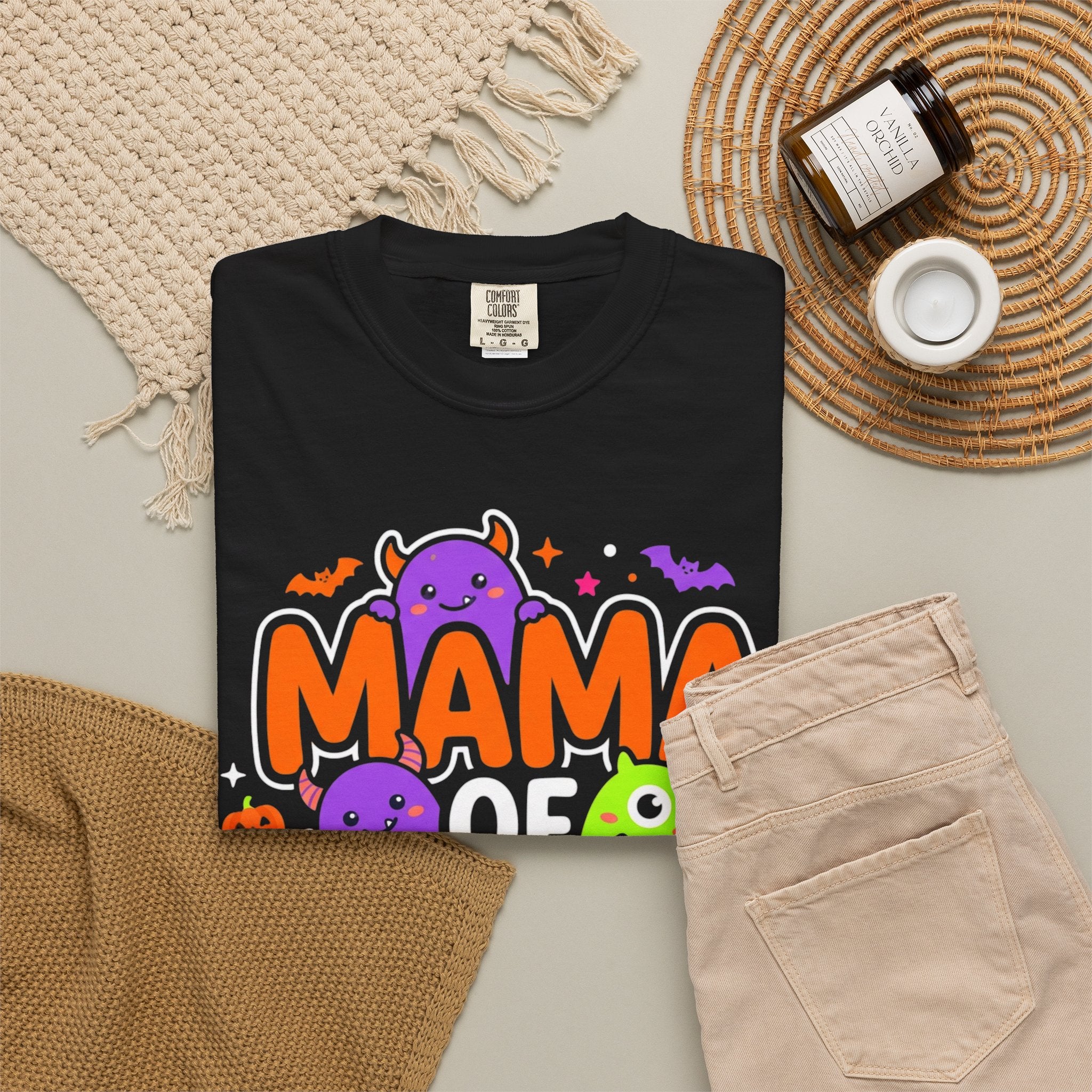 Mama of Little Monsters T-Shirt — Halloween Mom Graphic Tee