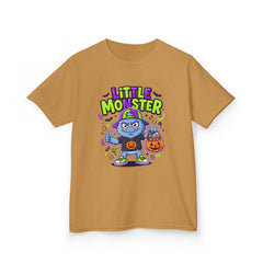 Youth - Kids Tee — 'Little Monster' Halloween Cartoon Shirt