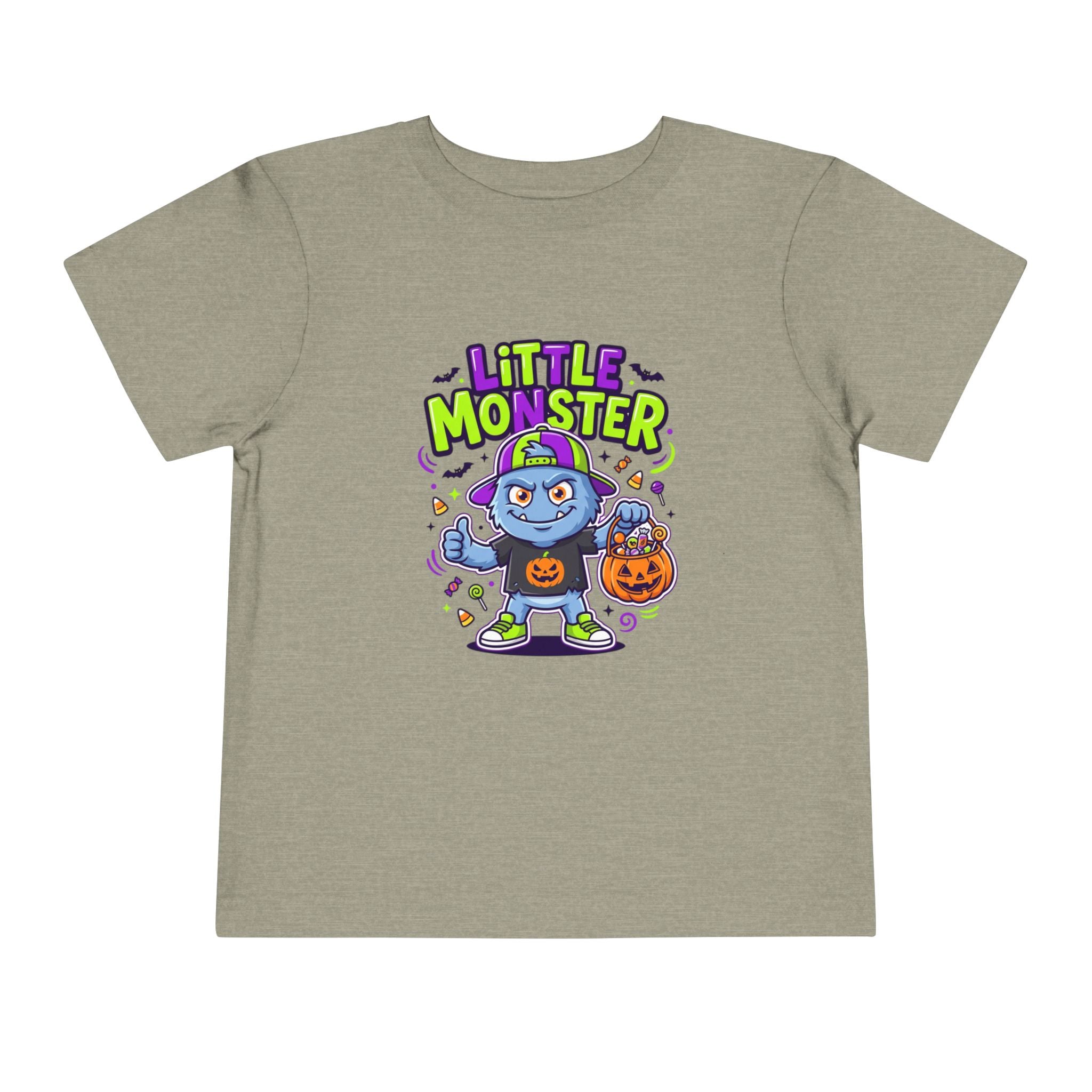 Toddler Tee — 'Little Monster' Halloween Trick-or-Treat Shirt