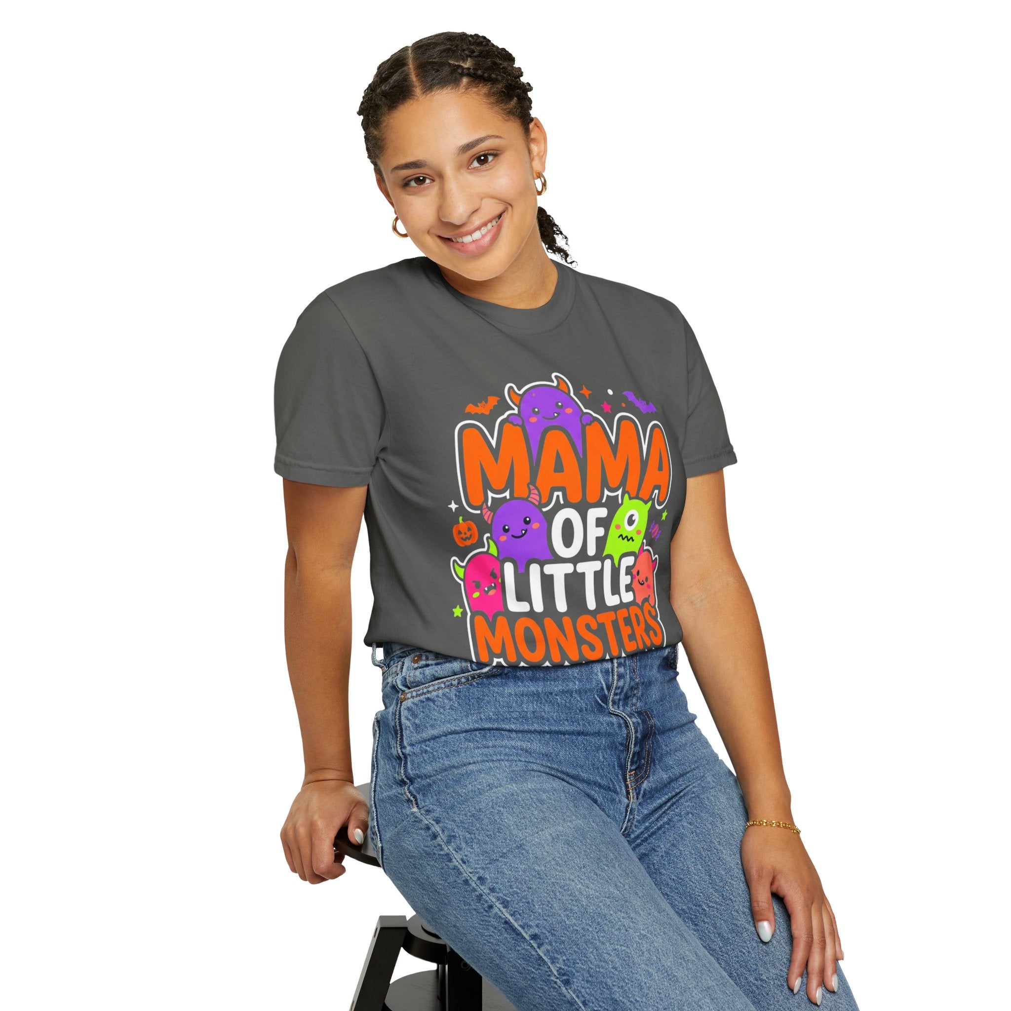 Mama of Little Monsters T-Shirt — Halloween Mom Graphic Tee